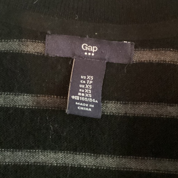 Gap Wool Blend V-Neck Button Down Cardigan Black Grey Size XS - Picture 6 of 8